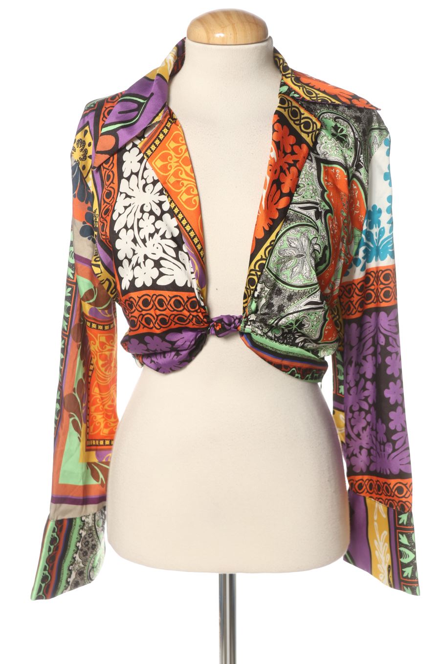 Blusa a maniche lunghe de Zara de la talla XS, de color stampato