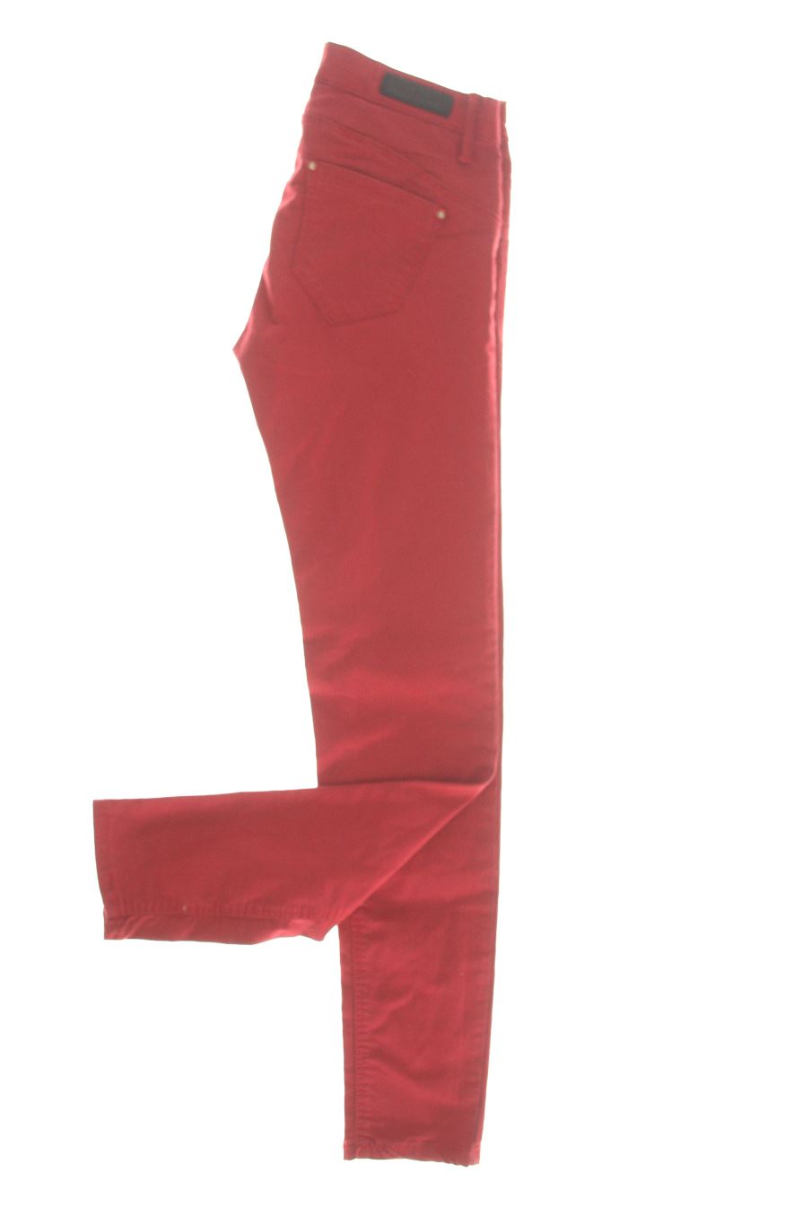 Jeans Stradivarius de la taille 36, de couleur rouge de denim