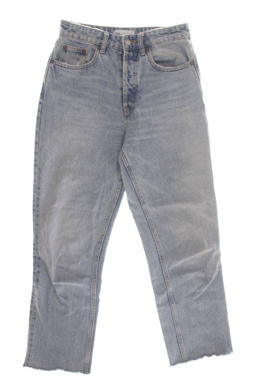 Vaquero de Zara de la talla 34, de color azul de ropa vaquera