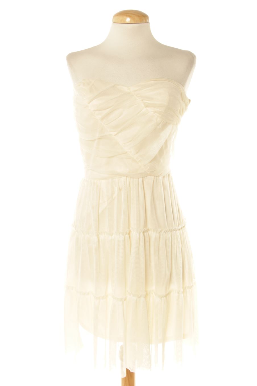 Vestido elegante de MIM de la talla 36, de color beige