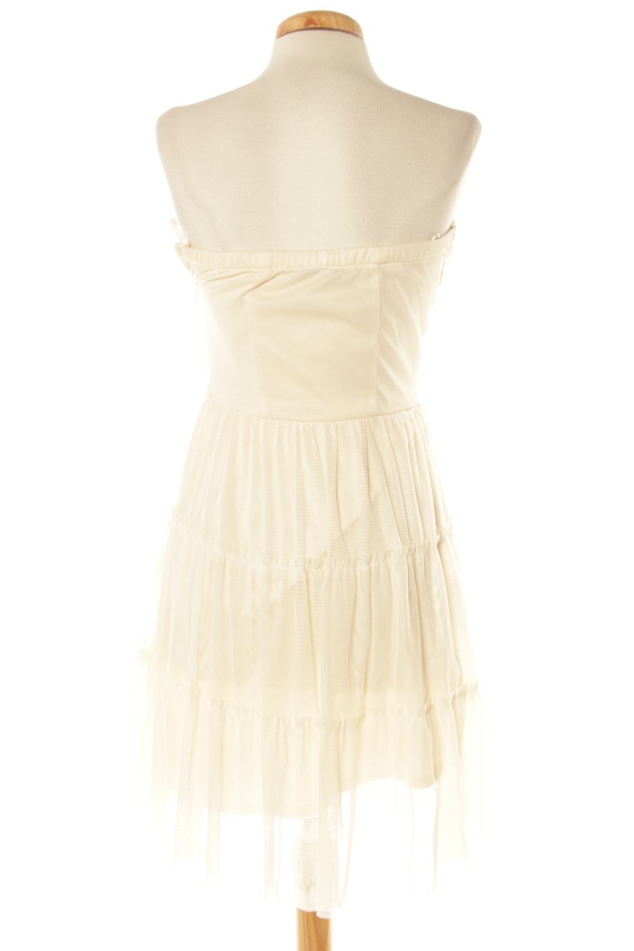 Vestido elegante de MIM de la talla 36, de color beige