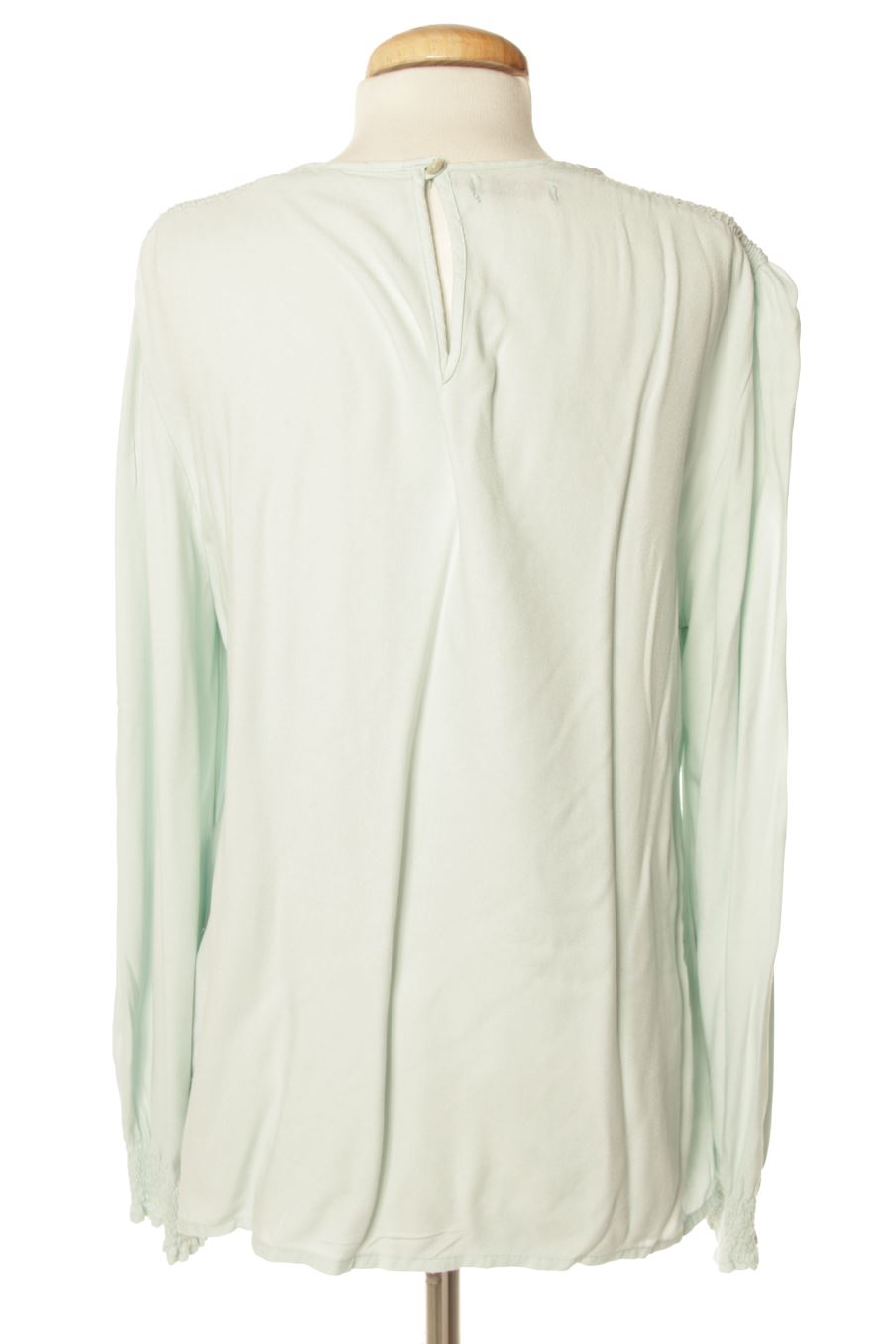 Blusa de manga larga de Marka de la talla L, de color turquesa