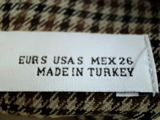 Pantalon Zara de la taille S, de couleur carreaux
