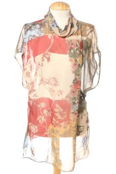 Blouse à manches courtes XL Zara