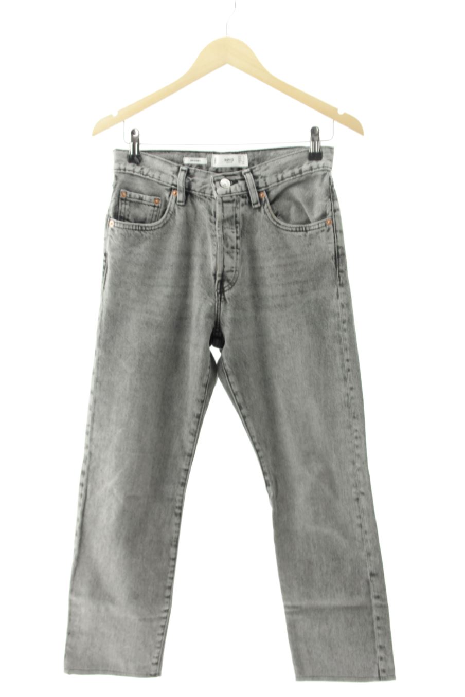 Jeans de Mango de la talla 34, de color grigio