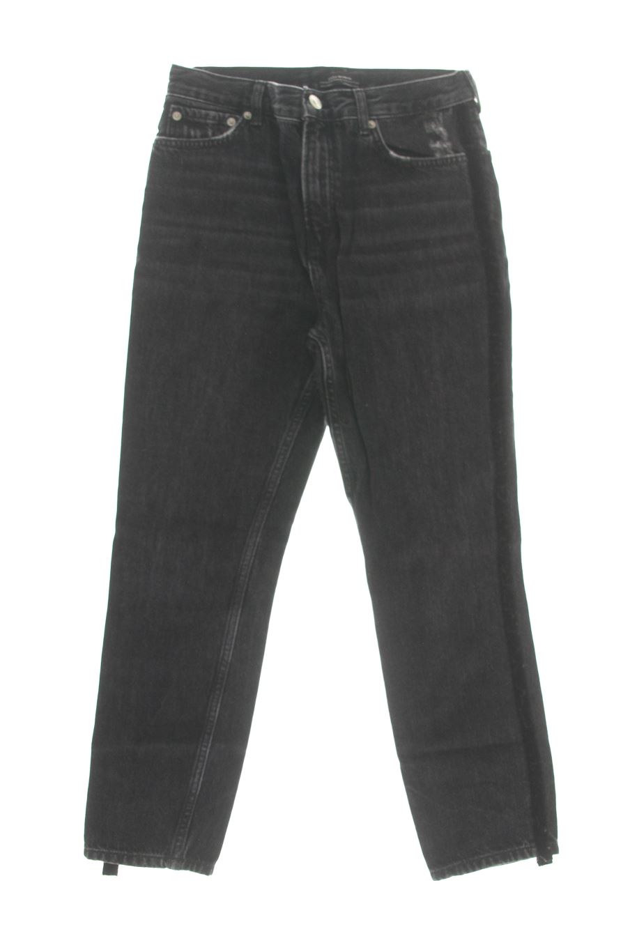 Jeans Zara de la taille 34, de couleur noir de denim