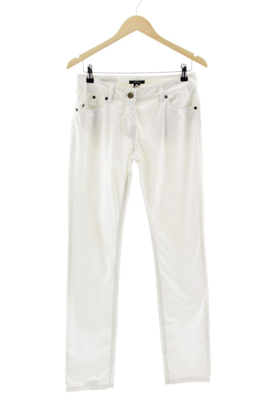 Vaqueros de Sfera de la talla 38, de color blanco de ropa vaquera