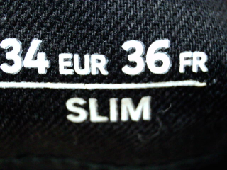 Jeans C&A de la taille 36, de couleur noir de denim