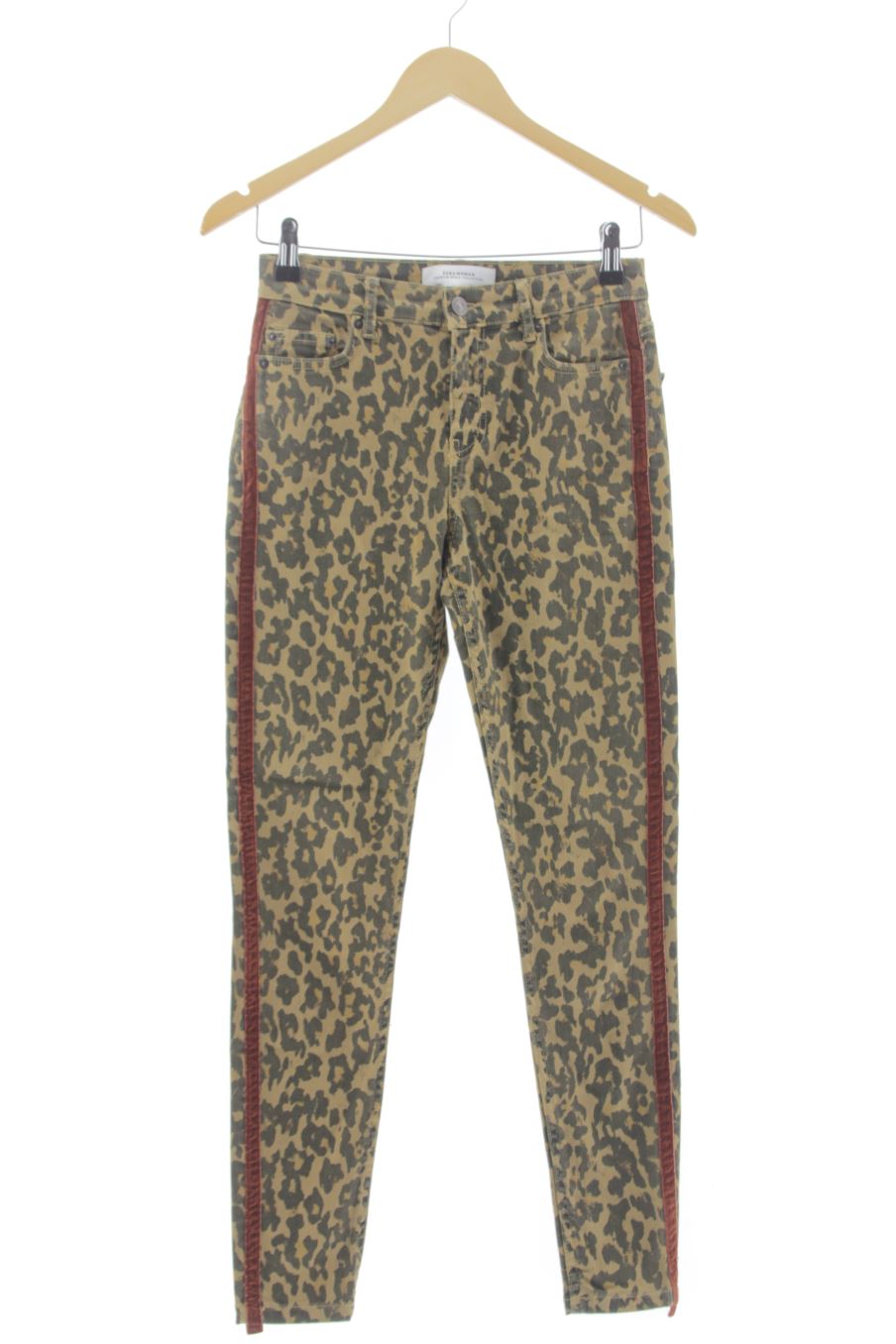 Jeans de Zara de la talla 34 de color stampa animalier