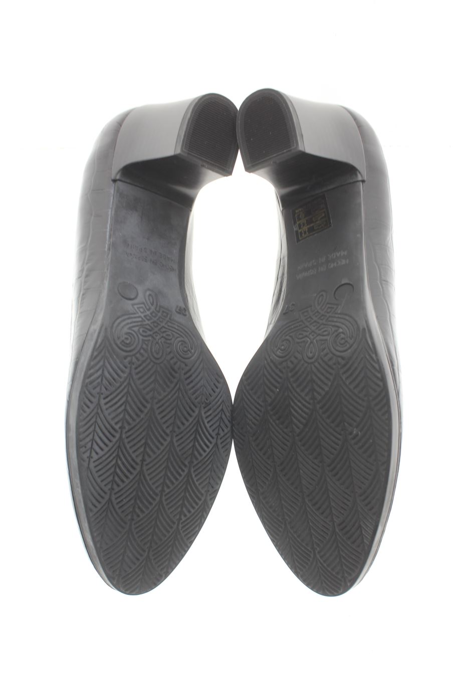 Zapatos de tacon de Punt roma de la talla 37, de color negro de