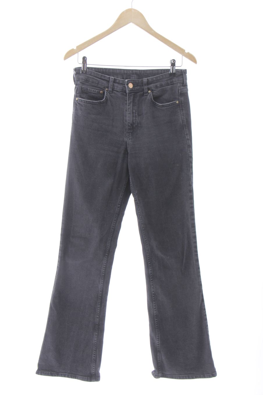 Jeans H&M de la taille 38, de couleur noir de denim