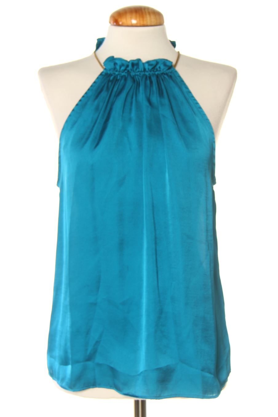 Blusa de manga corta de PERCENTIL de la talla S, de color turquesa