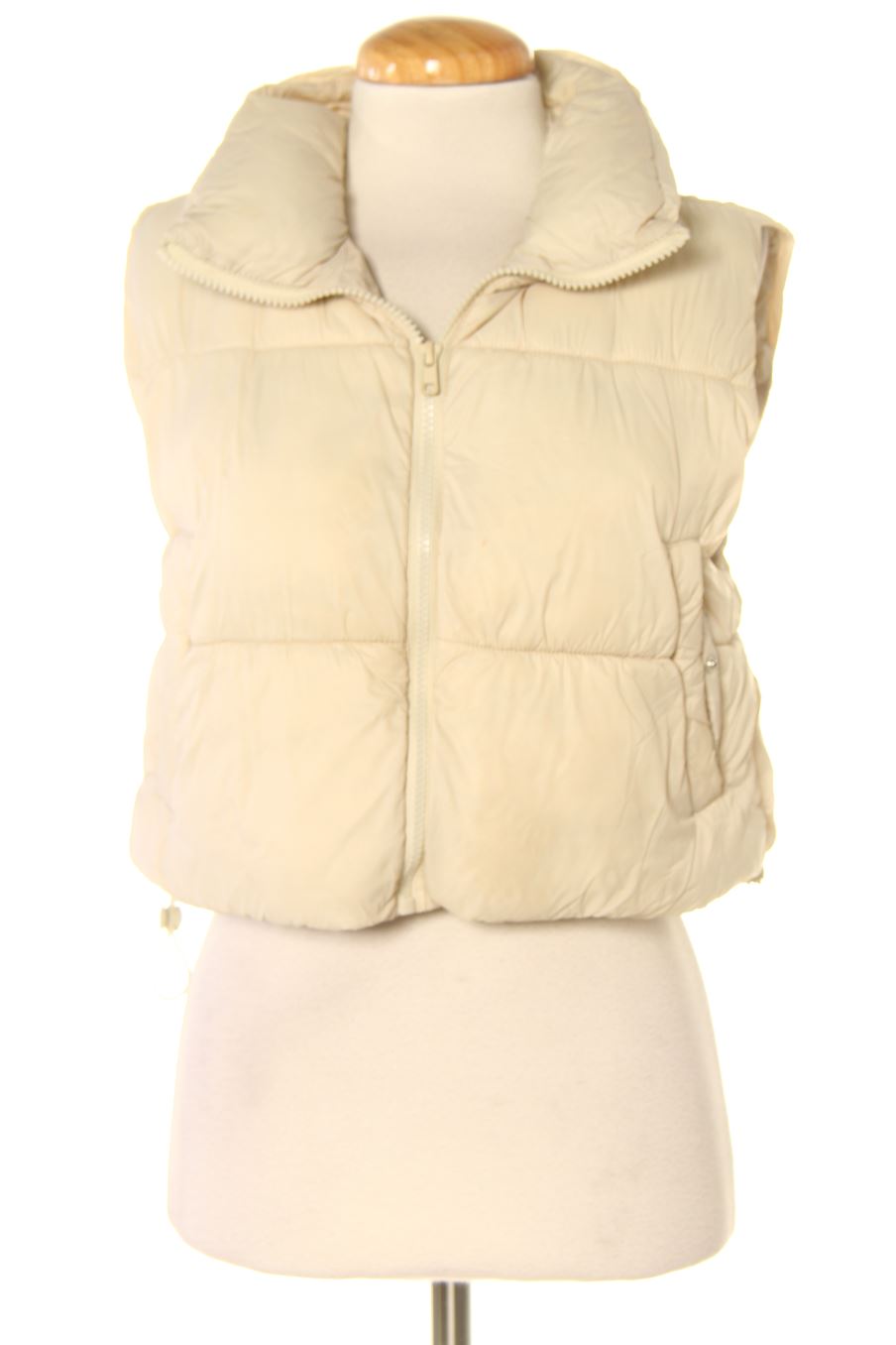 Weste von Pull & Bear Größe S, Farbe Beige, für