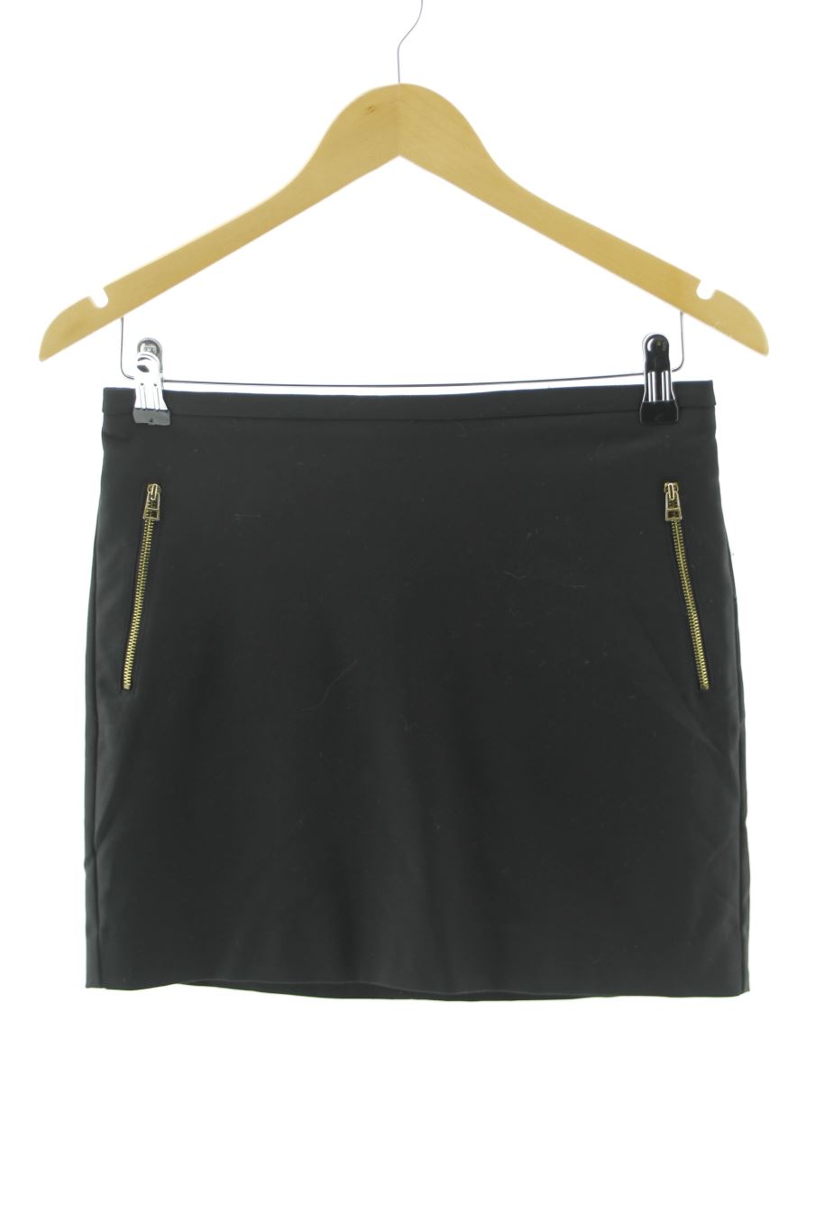 Falda de Mango de la talla 38, de color negro
