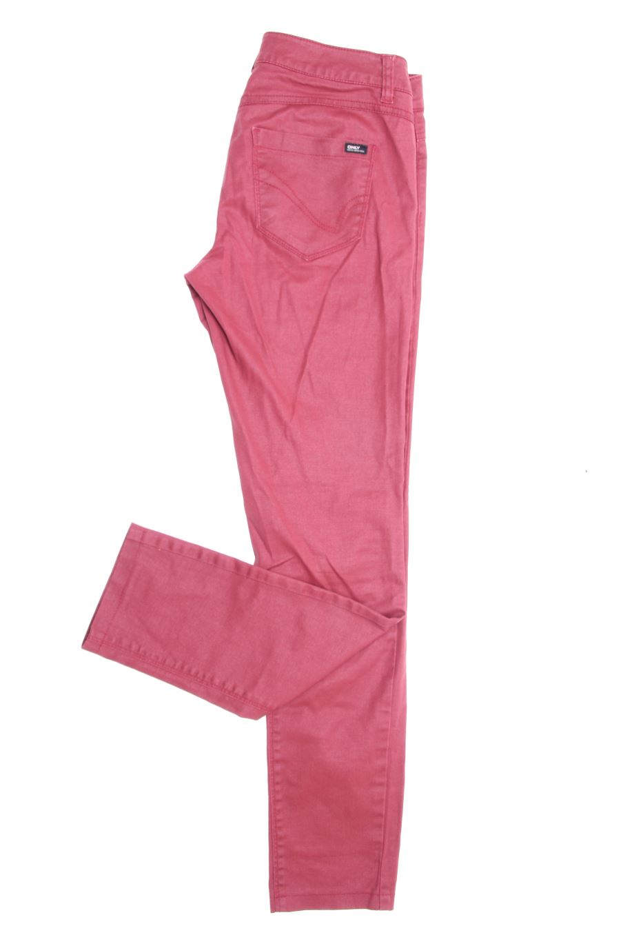 Jeans Only de la taille 36, de couleur bordeaux de denim