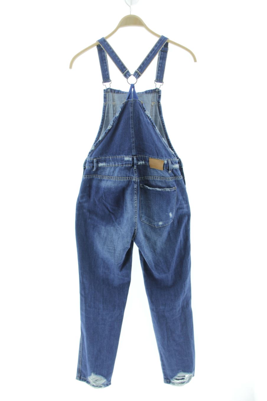 Monos de Zara de la talla S, de color azul de ropa vaquera