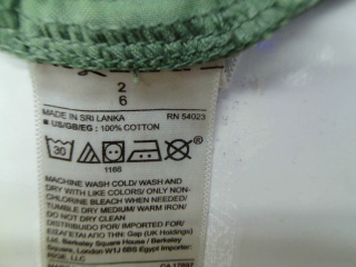 Shorts Gap de la taille 34, de couleur vert