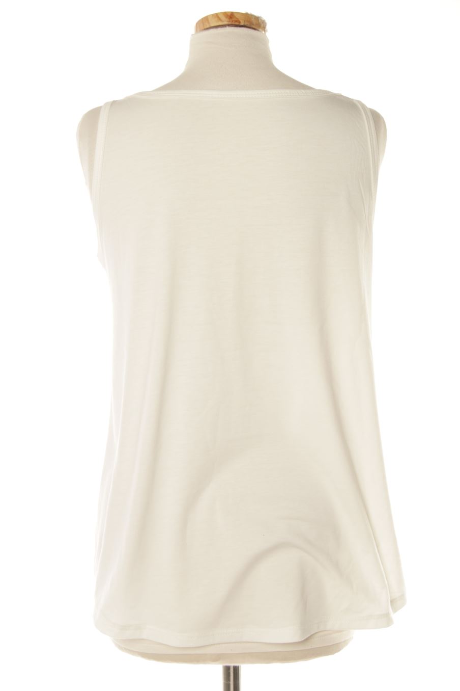 Camiseta sin mangas de PERCENTIL de la talla L, de color blanco
