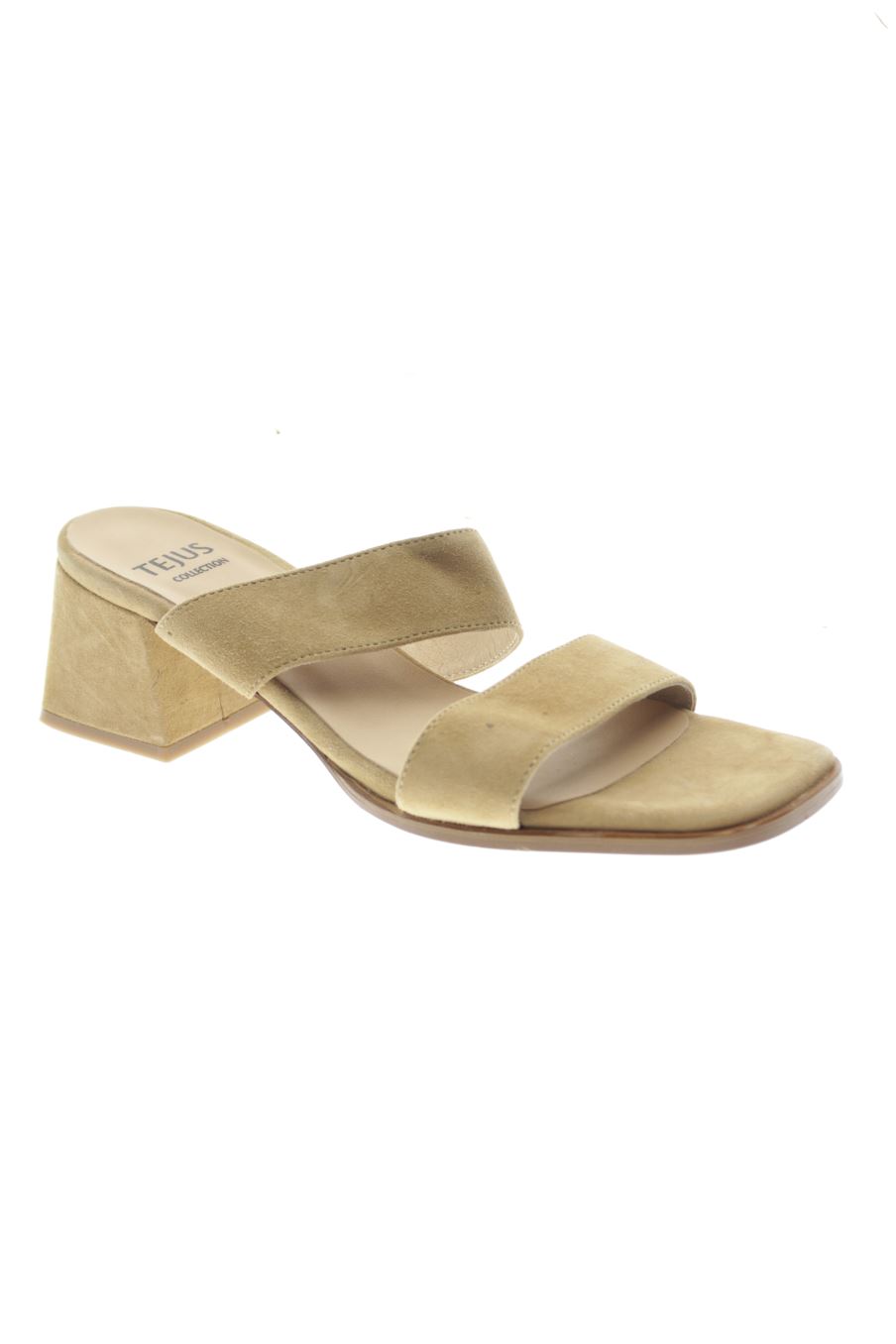 Sandalias tacon de Tejus de la talla 40, de color marrón de