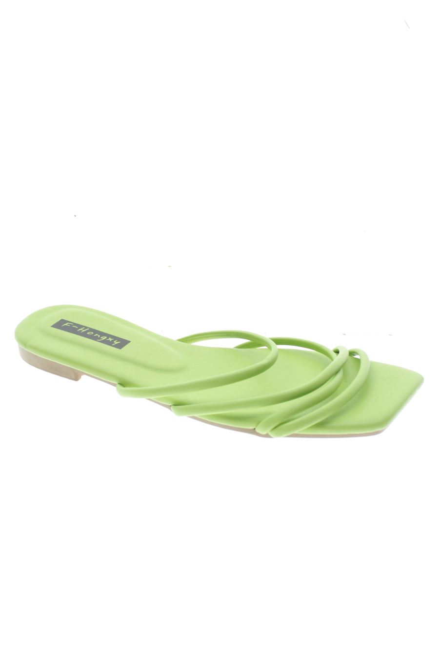Sandalias planas de F-Hongxy de la talla 40, de color verde de