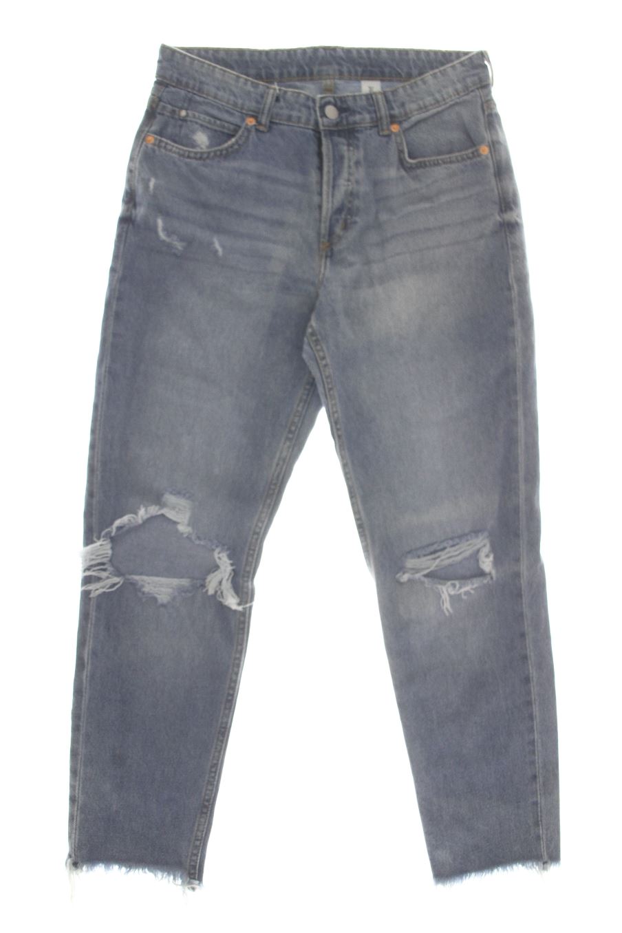 Vaqueros de H&M de la talla 38, de color azul de ropa vaquera