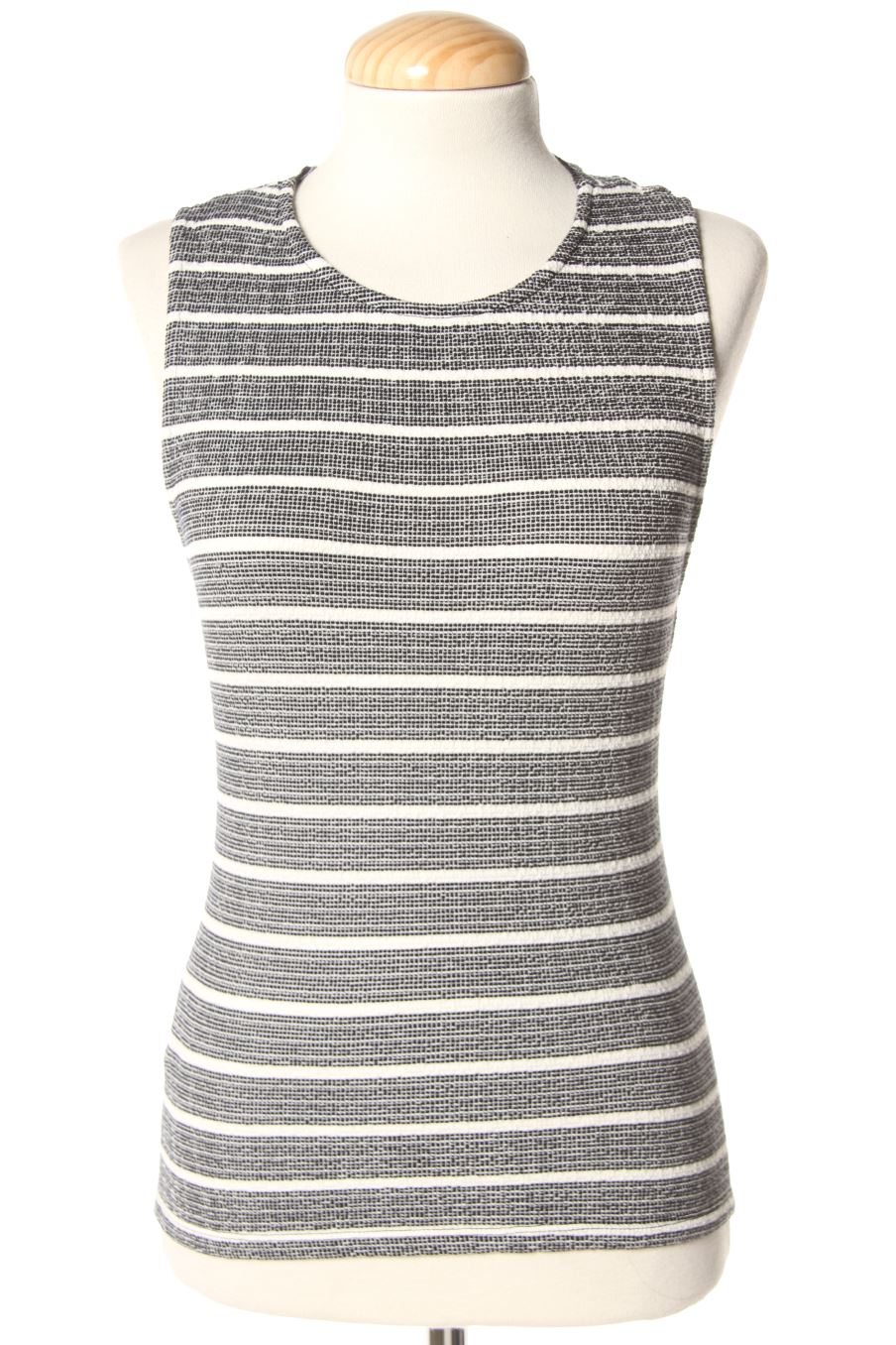 Top de Mango de la talla S, de color negro