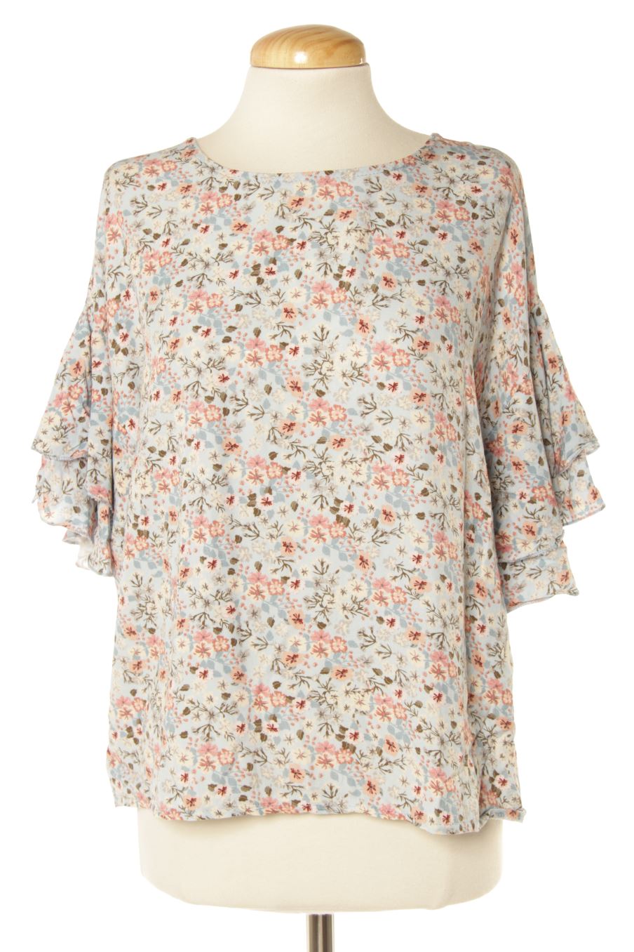 Blouse à manches courtes New collection de la taille S, de couleur fleurs