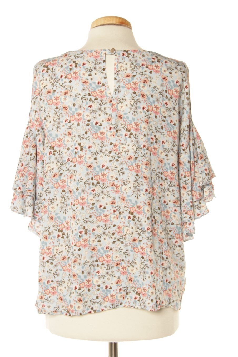 Blouse à manches courtes New collection de la taille S, de couleur fleurs