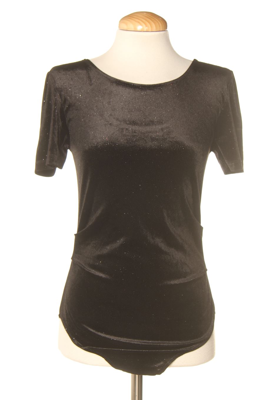 Body de Reserved de la talla S, de color negro de terciopelo