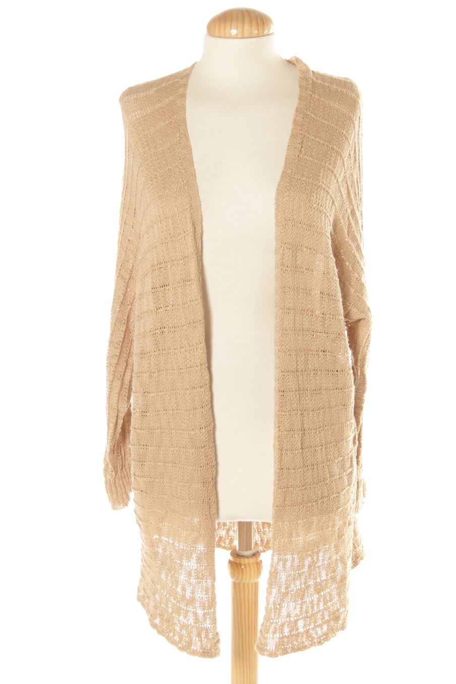 Gilet Bershka de la taille S, de couleur beige