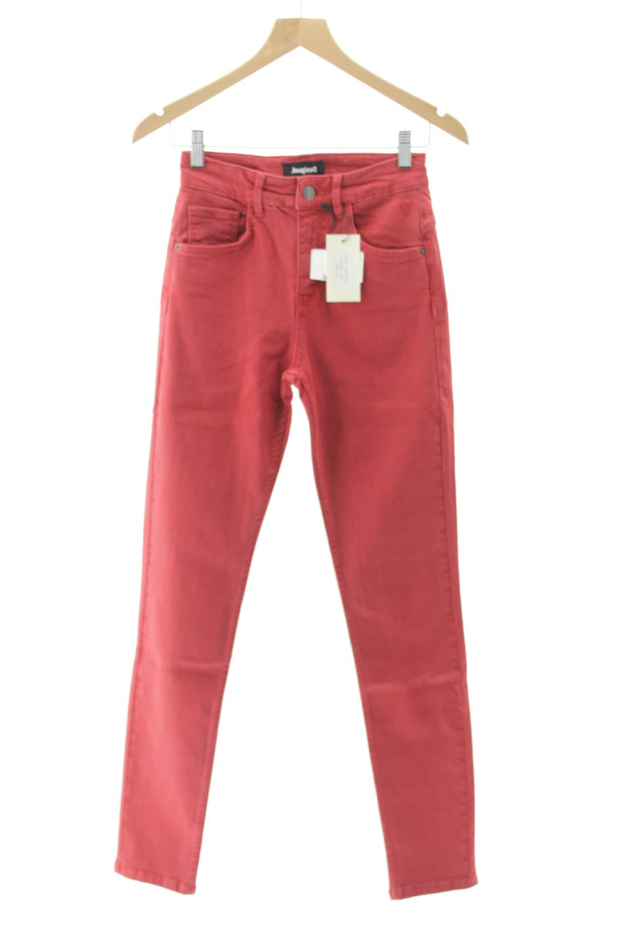 Jeans de Desigual de la talla 38, de color rosso