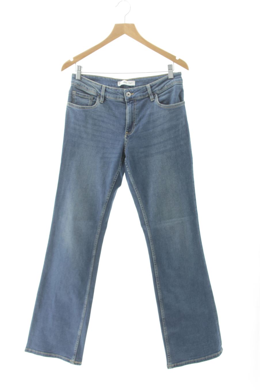 Jeans Mango de la taille 40, de couleur bleu de denim