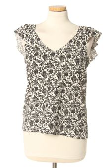 Kurzärmelige Bluse M Loft
