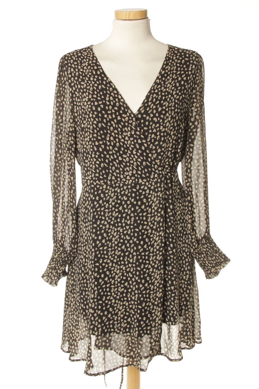 Robe casual Majolica de la taille XL, de couleur noir