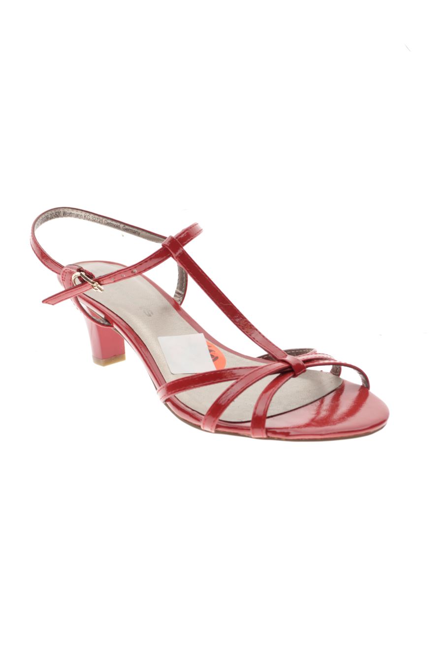 Sandalias tacon de Tamaris de la talla 41, de color rojo de