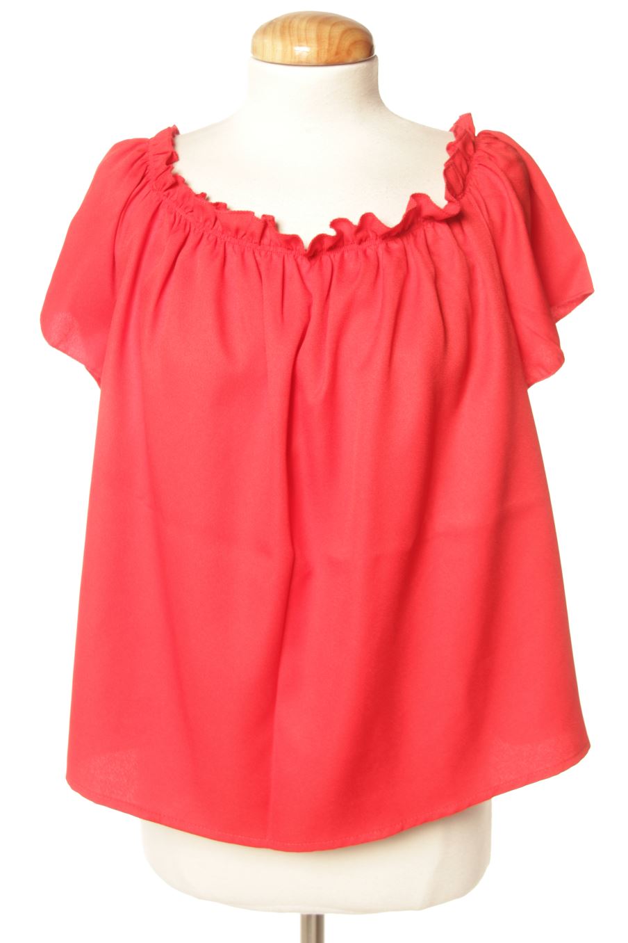 Blouse à manches courtes PERCENTIL de la taille M, de couleur rouge