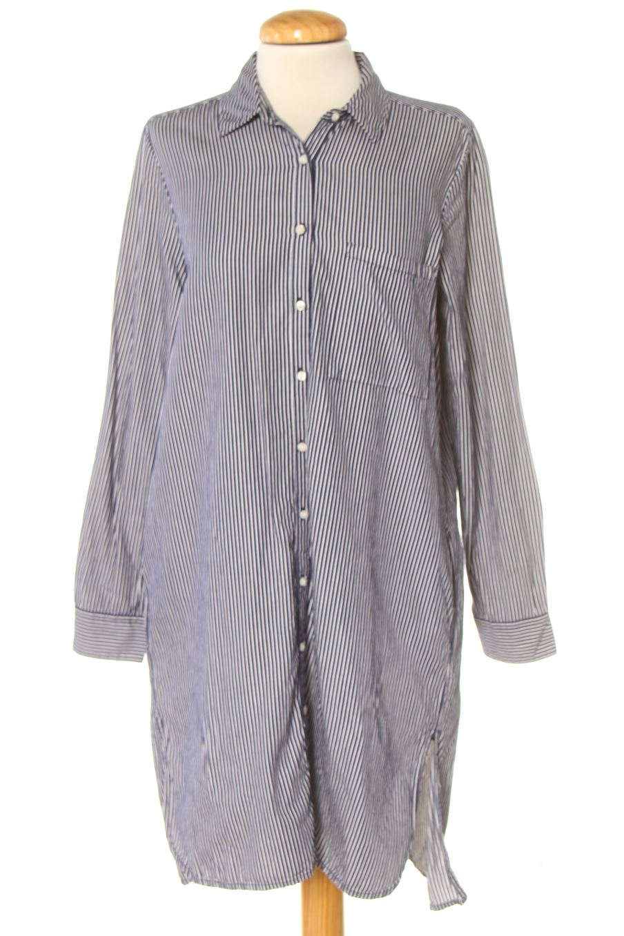 Robe casual Pull & Bear de la taille S, de couleur bleu