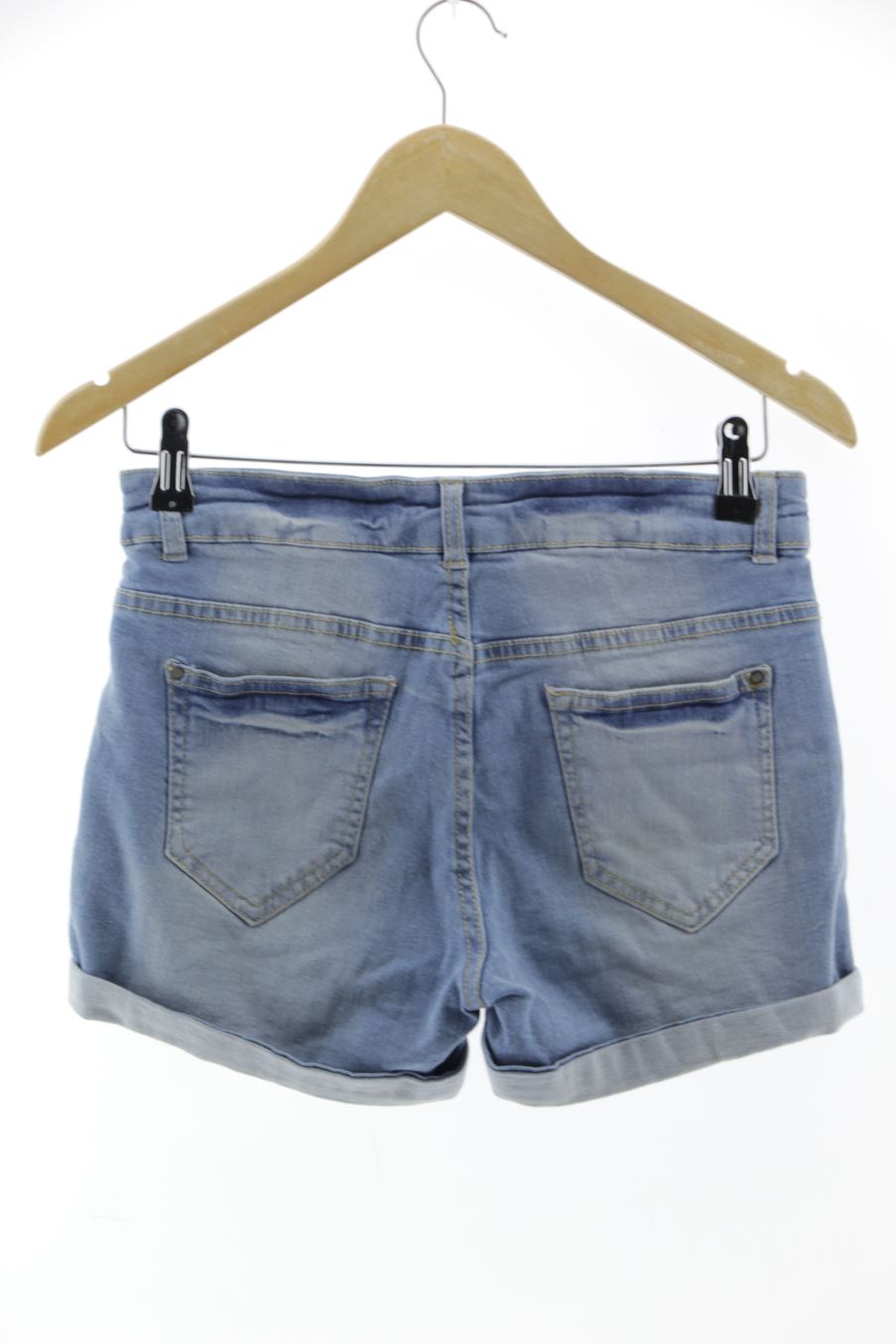 Shorts La Halle de la taille 36, de couleur bleu de denim