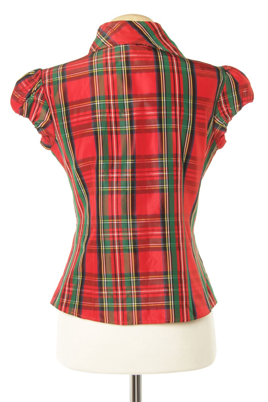 Camisa sin mangas de El Corte Ingles de la talla 38, de color cuadros