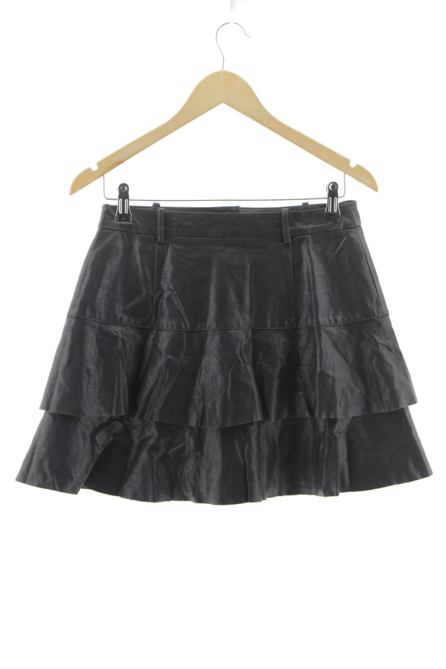 Jupe Zara de la taille M, de couleur noir de synthétique