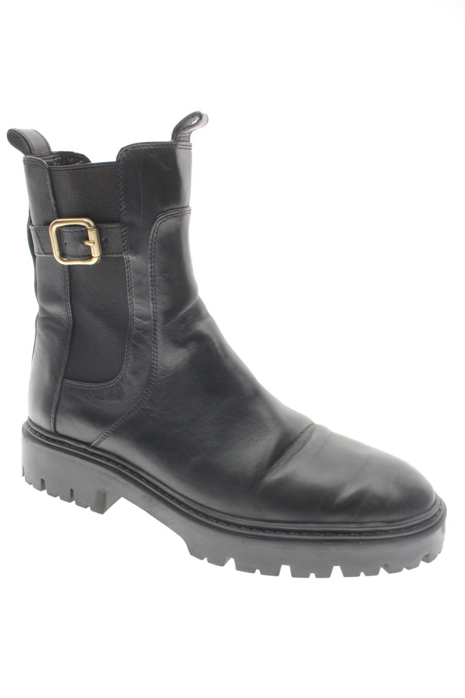 Botines de Zara de la talla 39, de color negro de
