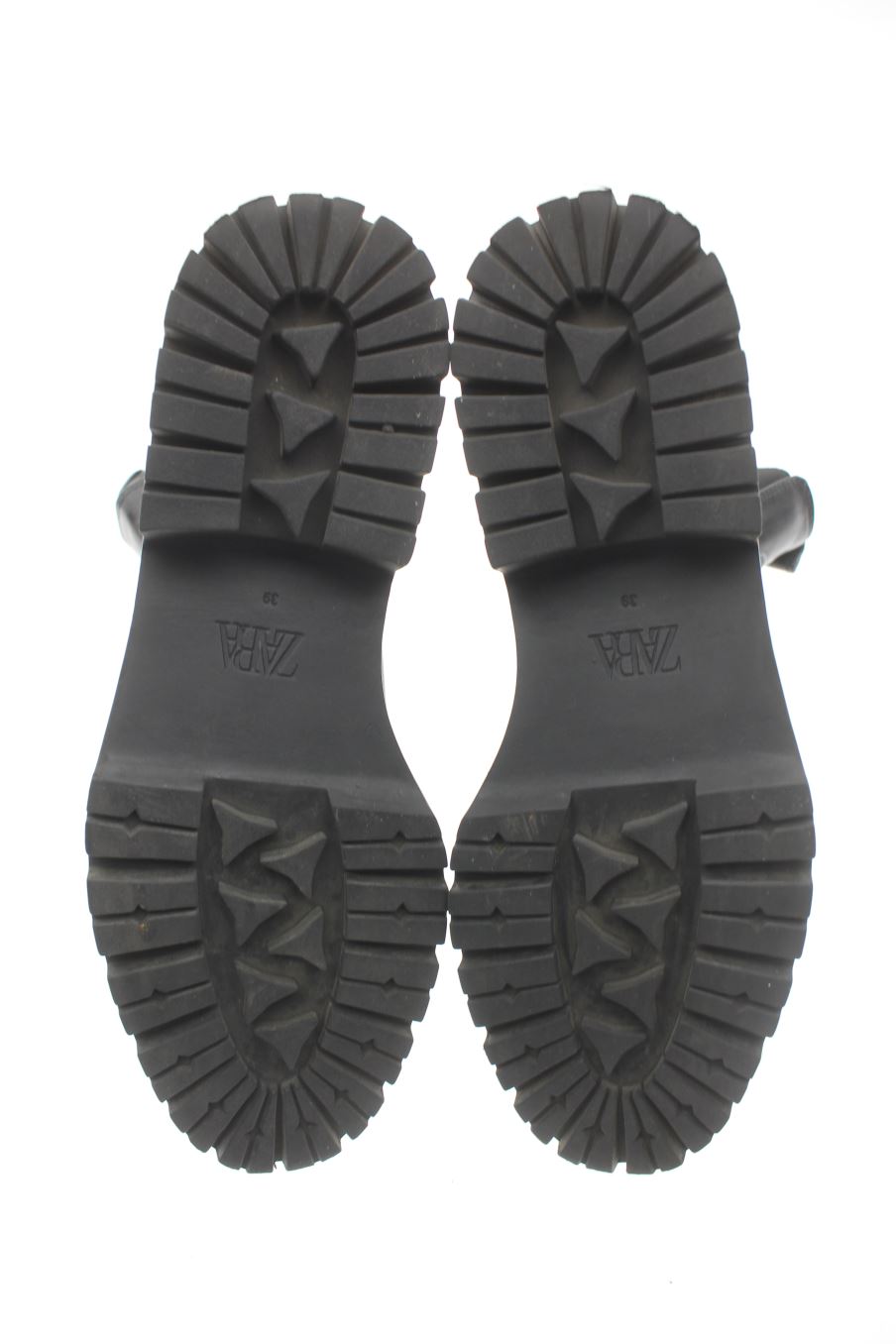 Botines de Zara de la talla 39, de color negro de