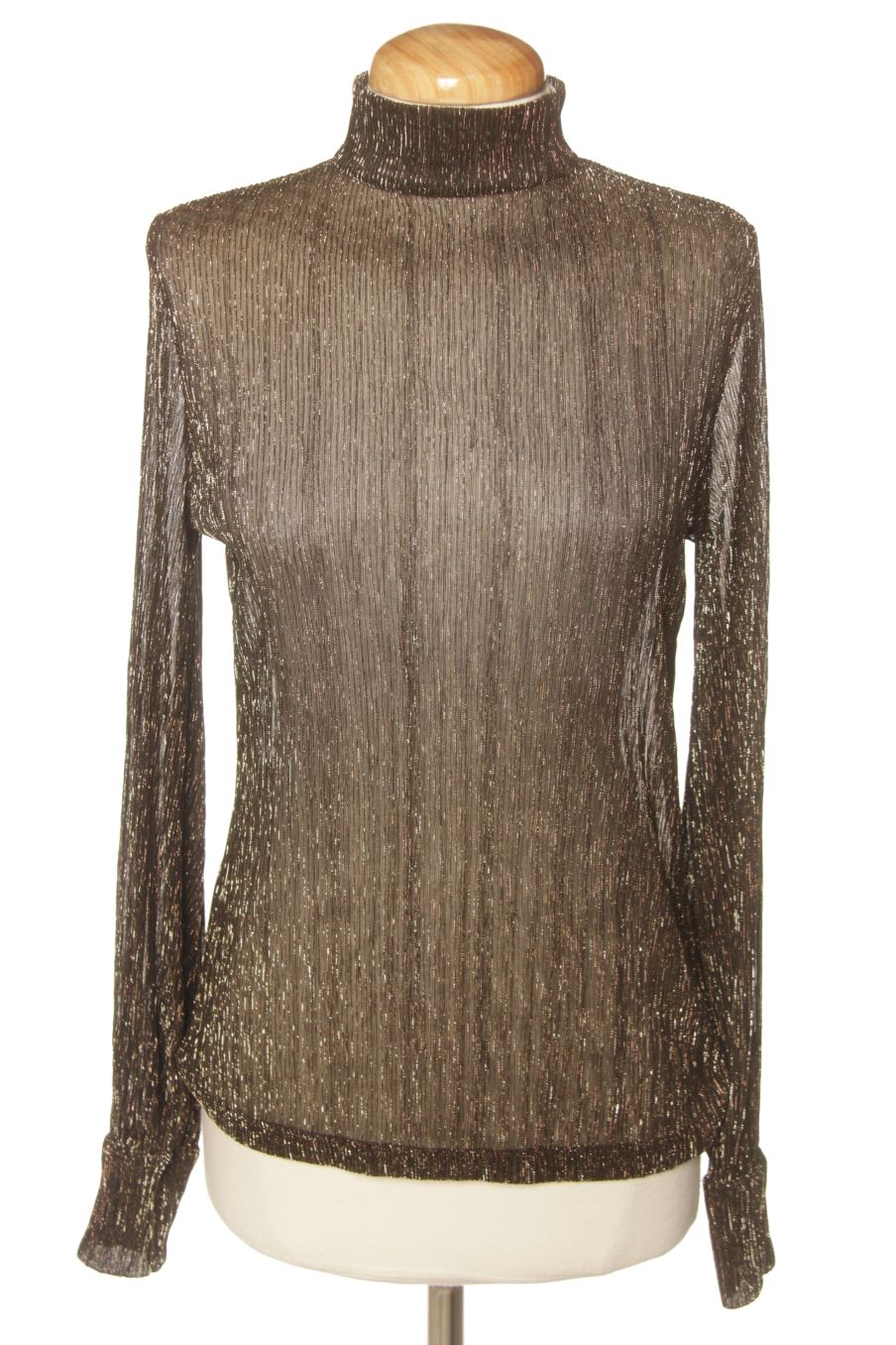 Top de Stradivarius de la talla S, de color dorado