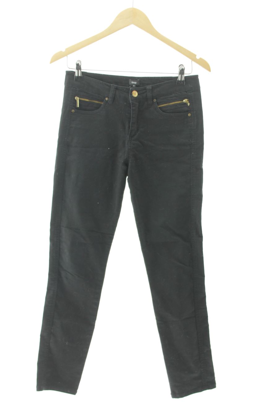 Jeans Elogy de la taille 38, de couleur noir de denim
