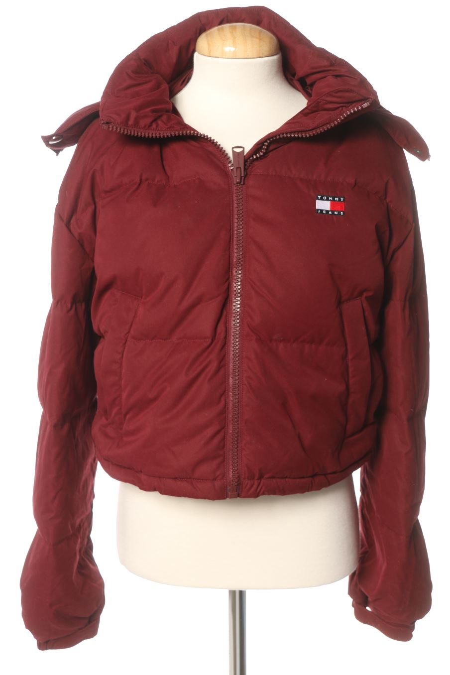 Blouson Tommy Jeans de la taille M, de couleur bordeaux
