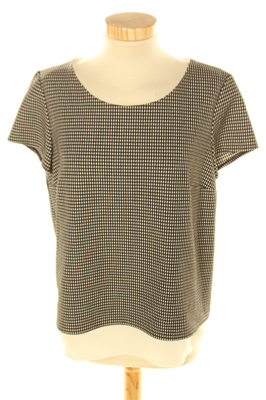Blouse à manches courtes Camaieu de la taille M, de couleur carreaux