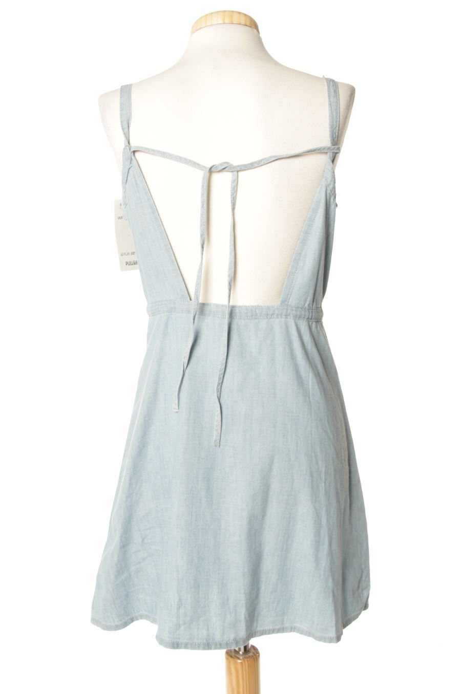 Vestido casual de Pull & Bear de la talla M, de color azul