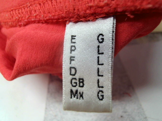 Pantalon Punt roma de la taille L, de couleur corail