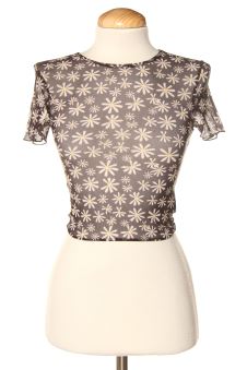 Blusa de manga corta XS H&M