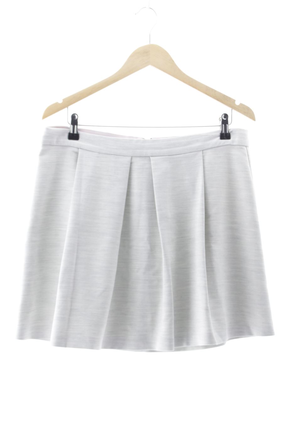 Falda de Mango de la talla 42, de color gris